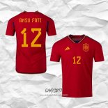 Primera Camiseta Espana Jugador Ansu Fati 2022