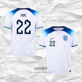 Primera Camiseta Inglaterra Jugador Pope 2022