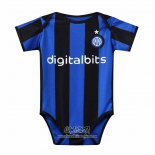 Primera Camiseta Inter Milan 2022-2023 Bebe