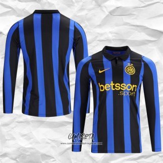 Primera Camiseta Inter Milan 2026-2027 Manga Larga