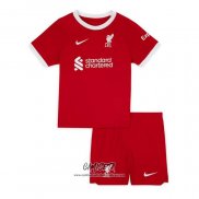 Primera Camiseta Liverpool 2023-2024 Nino