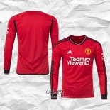 Primera Camiseta Manchester United 2023-2024 Manga Larga