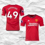 Primera Camiseta Manchester United Jugador Garnacho 2023-2024