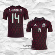 Primera Camiseta Mexico Jugador E.Gutierrez 2024