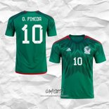 Primera Camiseta Mexico Jugador O.Pineda 2022