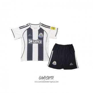 Primera Camiseta Newcastle United 2025-2026 Nino