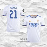 Primera Camiseta Real Madrid Jugador Rodrygo 2021-2022