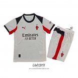 Segunda Camiseta AC Milan 2025-2026 Nino