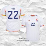 Segunda Camiseta Belgica Jugador Faes 2022