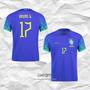 Segunda Camiseta Brasil Jugador Bruno G. 2022