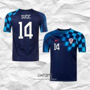 Segunda Camiseta Croacia Jugador Sucic 2022