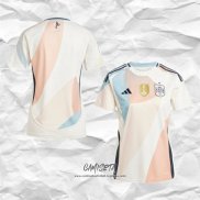 Segunda Camiseta Espana Euro 2025 Mujer