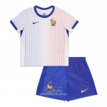 Segunda Camiseta Francia 2024 Nino