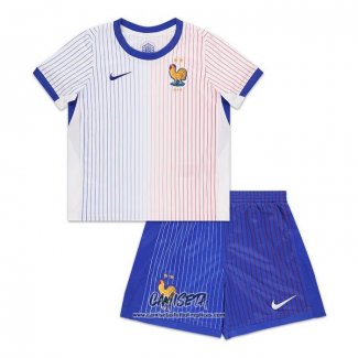 Segunda Camiseta Francia 2024 Nino