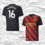 Segunda Camiseta Manchester City Jugador Rodrigo 2022-2023