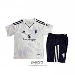 Segunda Camiseta Manchester United 2025-2026 Nino