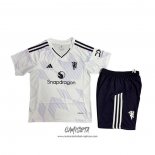 Segunda Camiseta Manchester United 2025-2026 Nino