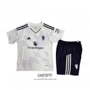 Segunda Camiseta Manchester United 2025-2026 Nino