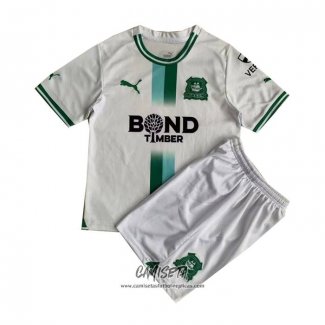 Segunda Camiseta Plymouth Argyle 2023-2024 Nino