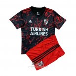 Segunda Camiseta River 2021-2022 Nino