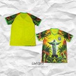 Camiseta Brasil Jesus 2025-2026 Amarillo Verde Tailandia