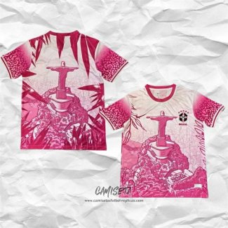 Camiseta Brasil Jesus 2025-2026 Rosa Tailandia
