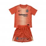 Camiseta Inter Milan Portero 2025-2026 Nino Naranja