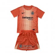 Camiseta Inter Milan Portero 2025-2026 Nino Naranja