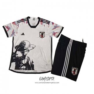 Camiseta Japon Anime 2025 Nino Blanco One Piece Luffy