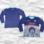 Camiseta Napoli Maradona Special 2021-2022 Manga Larga