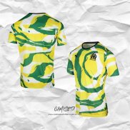 Camiseta Olympique Marsella OM Africa 2021 Blanco Amarillo Verde Tailandia