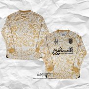 Camiseta Palestina Special 2025-2026 Manga Larga Amarillo