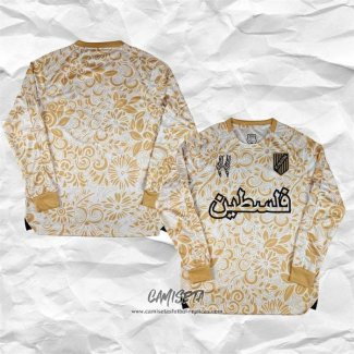 Camiseta Palestina Special 2025-2026 Manga Larga Amarillo