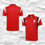 Camiseta Polo del AC Milan 2023-2024 Rojo