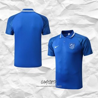 Camiseta Polo del Atletico Madrid 2022-2023 Azul Oscuro