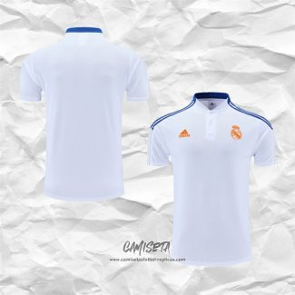 Camiseta Polo del Real Madrid 2022-2023 Blanco y Azul