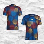 Camiseta Pre Partido del Espana 2022 Azul