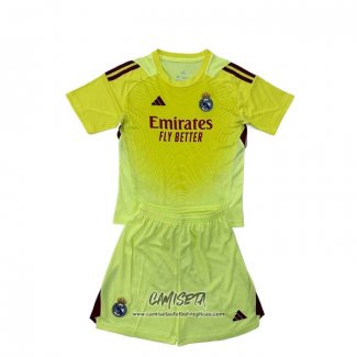 Camiseta Real Madrid Portero 2025-2026 Nino Amarillo