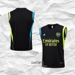 Camiseta de Entrenamiento Arsenal 2023-2024 Sin Mangas Negro