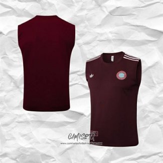 Camiseta de Entrenamiento Bayern Munich 2025-2026 Sin Mangas Rojo