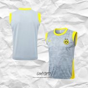 Camiseta de Entrenamiento Borussia Dortmund 2025-2026 Sin Mangas Gris