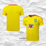 Camiseta de Entrenamiento Brasil 2025-2026 Amarillo
