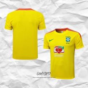 Camiseta de Entrenamiento Brasil 2025-2026 Amarillo