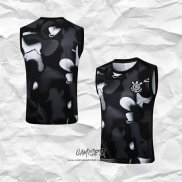 Camiseta de Entrenamiento Corinthians 2025-2026 Sin Mangas Negro