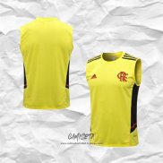 Camiseta de Entrenamiento Flamengo 2022-2023 Sin Mangas Amarillo