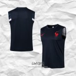 Camiseta de Entrenamiento Francia 2021-2022 Sin Mangas Azul