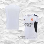 Camiseta de Entrenamiento Real Madrid 2022-2023 Sin Mangas Blanco