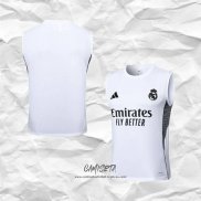 Camiseta de Entrenamiento Real Madrid 2025-2026 Sin Mangas Blanco