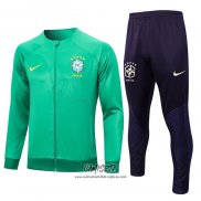 Chandal de Chaqueta del Brasil 2023-2024 Verde