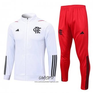 Chandal de Chaqueta del Flamengo 2023-2024 Blanco